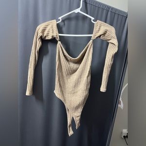 Beige bodysuit